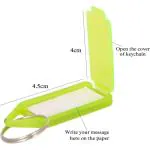 StealODeal Multicolor Muitipurpose Name Tags With Keyring Key Chain (200 Pack)