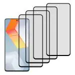 Gadgetronics [Pack of 4] Vivo Iqoo 9 SE 5G Matte Finish [Black] Tempered Glass Screen Protector with Edge to Edge Coverage - Easy Installation Kit