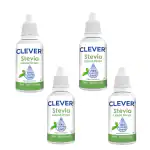 Clever Stevia Liquid Drops | Stevia Liquid Sugar Free Natural Drops | Natural Sweetener | Best Sugar Free Natural Stevia Drops (30ml) PACK OF 4