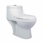 JAQUAR CONTINENTAL SERIES Range One Piece Rim Single Piece Western Commode (White) | 380x700x665mm, Soft Close,Exposed Flush Tank, Western Toilet/Water Closet For Bathroom | CNS-WHT-851P180SPP