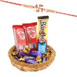 Dairy Milk & Nestle Chocolate Gift Box | Beautiful And Premium Swastik Rakhi