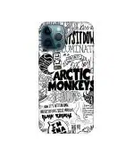 Casotec Arctic Monkeys Pattern Design 3D Printed Hard Back Case Cover for Apple iPhone 12 Pro Max