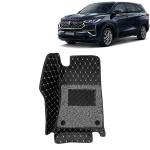 Kingsway 7D Car Floor Foot Tray Mats for Toyota Innova Hycross 7 Seater, 2023 Onwards Model, 100% Waterproof Washable, Black, Made with Top-Notch PVC Material, Complete Set of 4 Piece