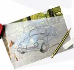 REDGE Tracing Paper Coor Yellow Size 210x297 mm Set of 50 Sheets Use in Stencil, Work On Paper