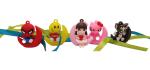 Kavim Kids Rakhi (Smile,Kitty Tom Jerry,Cartoon Girl Spider Man Soft Eraser Rakhi 4 Set)