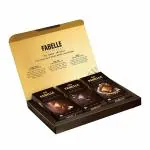 Fabelle The Bars Trilogy - Diwali Chocolate Gift Pack, 393g, Pack of 3 (Assorted Luxury Chocolate Bars, Premium Packaged Gift Chocolate Box, Centre-Filled Bars, Premium Packaged Gift Chocolate Box, Centre-Filled Bars)
