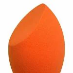 FOK Set Of 2 Latex Free Makeup Sponge Puff Beauty Blender Foundation Puff Cosmetic Powder Puff- Orange Color