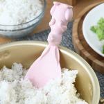 TENDULA Rabbit Standing Rice Spoon Non-Stick Rice Serving Spatula Vertical Kitchen Serving Spoon Rice Spoon Cooking Tableware Multicolor PACK OF 1
