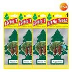 Little Trees Royal Pine Hanging Car Freshener Pack of 4 | Premium Hanging Air Freshener for Cars & Rooms | Long-Lasting Fragrance | Imported from USA
