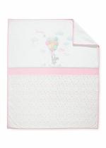 Mothercare confetti party coverlet pink