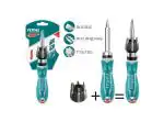 TOTAL Ratchet Screwdriver Set (8 pcs) - TACSD30086