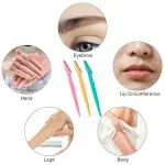 NEPROENT Reusable Eyebrow Touch Up Hair Removing Face Razor For Women Instant & Painless Hair Removal |Suitable For Eyebrow, Upper lip, Chin |Peach Fuzz | Stainless Steel Blade & Firm (pack of 3)