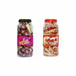 Oshon Cream Filled Cone Chocolate And Orange 900 G (Pack of 2)