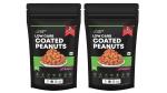 GREEN SUN Low Carb Coated Peanuts | Pack of 2 | Healthy | Masala | Party Snacks | Crispy | Keto Friendly | Tasty Savoury Snack | Low Calorie