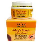 Prisa organics 3day's Magic Saffron & Papaya Skin Whitening Face Cream 50gm