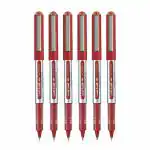 Uni-Ball Eye 150 Red Ink Roller Ball Pen (Pack Of 6)