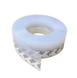 Delzon White Aluminium, Silicone, Rubber Anti Closion Air Seal Tape