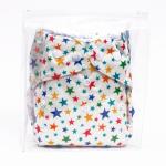 SEA BIRD STAR Washable Baby Diaper Regular Cloth Diaper Reusable Adjustable for 3-17 KG Kids With Insert Pad Pack Of 1