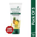 Biotique Pine Apple Oil Balancing Face Wash for Oily Skin Types 100ml (Pack of 3)