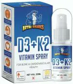 Nutrisharks D3 With K2 Vitamin Spray For Bone Health - 30 ml