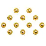 Comet Busters Gold Round Bindi For Women