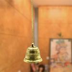 pujaNpujari Hanging Brass Bell for Puja Room and Home Temple