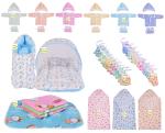 Kwitchy Newborn Baby Gift Combo of Daily Needs Items in Single Packet for 0-6 Months Baby Boy's & Baby Girl's