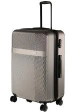 Nasher Miles Grey Polycarbonate Fifth Avenue Expander Hard Sided Trolley Bag 1 Pc 65 cm