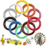 Crazy Buy 10 Colours x 5 Meter 3D Pen Filament Refills 1.75mm PLA PACK