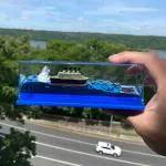 MADHAV Liquid Wave Cruise Ship Decoration,Titanic,Cruise Ship That No Longer Sinks, for Car Dashboard Decorative Showpiece/Idol, Paperweight, Home Decor Decoration & Gifting Purpose.
