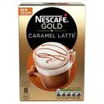 Nestle Gold Caramel Latte - Pack Of 8 Mugs (136 G) Food Library The Magic of Nature
