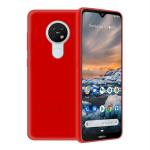 Case Creation Red Silicone Shock Proof Back Cover For Nokia 8 X 2 X 5 Cm