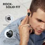 BOPUD TWS Earphone Touch Control Mirror Digital Display Wireless Bluetooth 5.1 Headphones with Microphone , Touch Headset Headphone LED Digital Display Waterproof Sports .