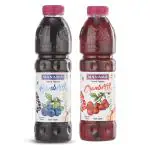 Manama Blueberry Crush and Cranberry Crush | 750ML Each | Topping for Cakes, Pies and Shakes | Pack of 2