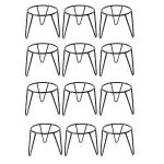 Creativebuzz Black Matka Pot, Flower Pot, Small Plant Pot Stand For Home And Office, Size-7 X 7 X7 Inch (Pack Of 12)