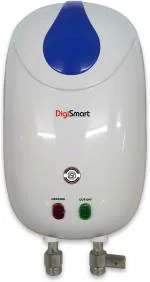 DIGISMART Instant 1 LTR 3 KVA Special Anti Rust Coated Tank Geyser, Full ABS Body with 2 Year Warranty Premium (White)