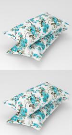 Gharsaaz Multicolor Printed Polycotton Pillow Covers Set of 4