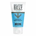 Below The Belt Grooming Fresh & Dry Balls Cool, Intimate Deodorant For Men Protects against Sweat, Odour and Chafing 75ml