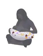 Vparents Purple Cotton Baby Feeding Pillow
