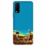Voleano back cover for Vivo Y20, A Cool Rick And Morty, cases cover