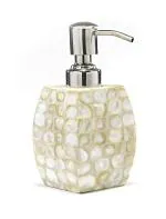 Shopmefast White Mother Of Pearl Handwash Liquid Soap Dispenser