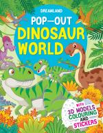 Pop out Dinosaurs World With 3D Models Colouring Stickers Paperback 1 Pages
