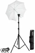 Prolite Studio Setup Kit with 9 ft Light Stand, Umbrella/B4/Flash Clamp, Umbrella & Bag for Photography & Videography
