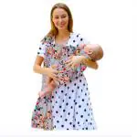 Gochikko Purple Rayon Breathable Mesh Ring Sling Carrier Wrap For Infant, Newborn, Kids And Toddlers