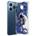 Fashionury Silicone Designer Printed Back Case Cover for Realme Narzo N63 -D2098