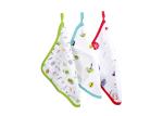 Wonder Wee Green/Turquoise/Sports Soft & Smooth MulMul Fabric Napkin (100% Cotton) (0 - 48 Months) Pack of 3
