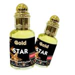 Indra Sugandh Bhandar Gold Star Pure Spicy Perfume 24 Hours Long Lasting Fragrance Rollon, 12 Ml
