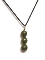 Astroghar Natural Pyrite Crystals Wealth Finance Beaded Alloy Pendent For Men And Women