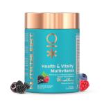 Nutriburst Health & Vitality Gummies with Multivitamins & Biotin for Daily Nutrition(30 Gummies)