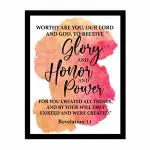 Akshar Ganesh Kala Bible Verse Photo Frame -